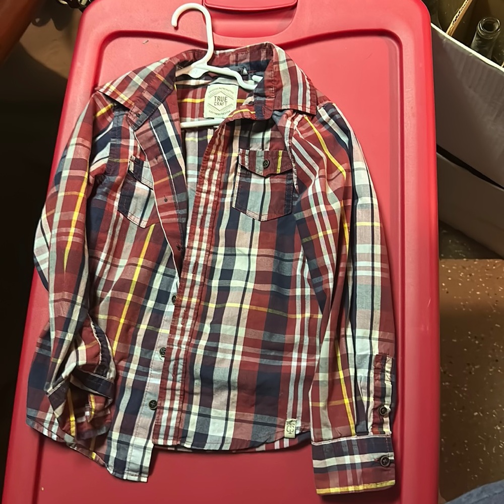 True Craft boys’ long sleeve button down